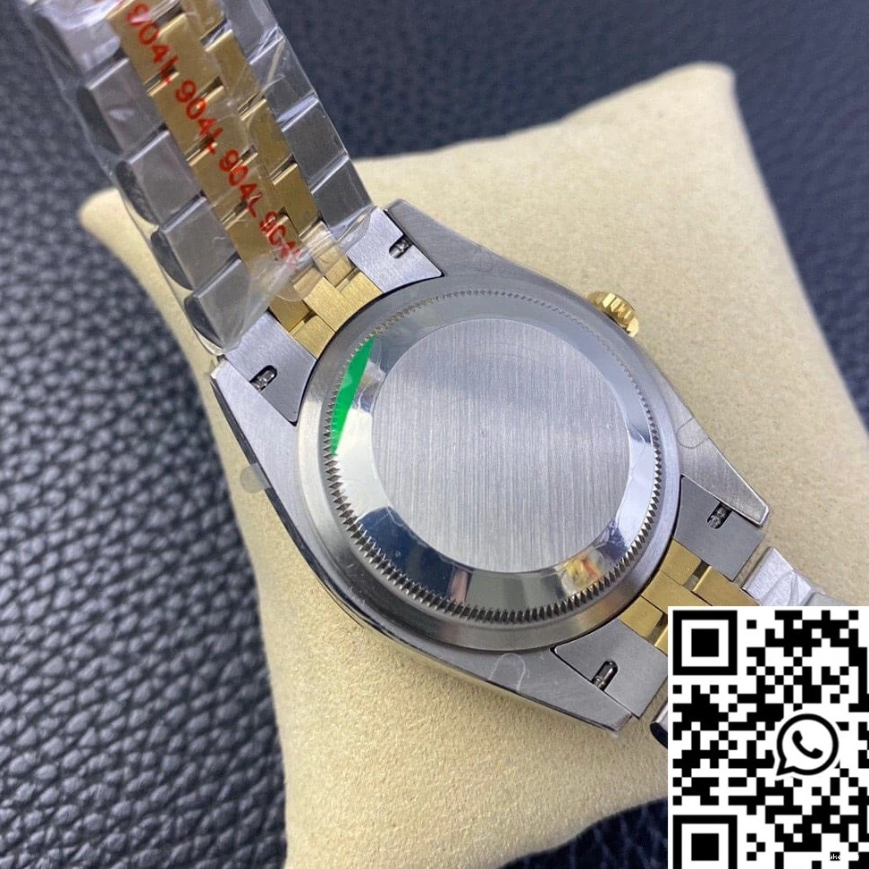 M126233-0037 Dial Datejust Factory Vibrant Golden Rolex EW Pattern Palm 703 Leaf 0810